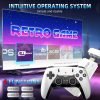 Exclusive for New Users：BADGOAL 2025 New Retro Game Console, Nostalgia Gaming Stick, Classic Video Games with 4K HDMI, 20,000+ Games and 19 Emulators, Upgraded Dual 2.4G Wireless Controllers 64GB