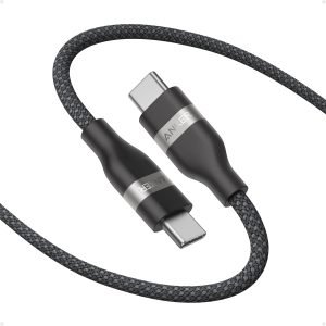 While Stocks Last：Anker Nano USB C Cable, 240W 6 ft Flexible Multi-Color Braided Cord, Fast Charging Type C Charger for iPhone 16/16 Pro/16 Plus/16 Pro Max, MacBook Pro, iPad Pro, Galaxy S24, and More
