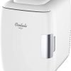 Celebrate with Us Anniversary Limited-Time & Limited-Quantity Deal AED 99.00د.إ：Cooluli Mini Fridge for Bedroom - Car, Office Desk & Dorm Room - Portable 4L/6 Can Electric Plug In Cooler & Warmer for Food, Drinks, Skincare Beauty & Makeup - 12v AC/DC & Exclusive USB Option
